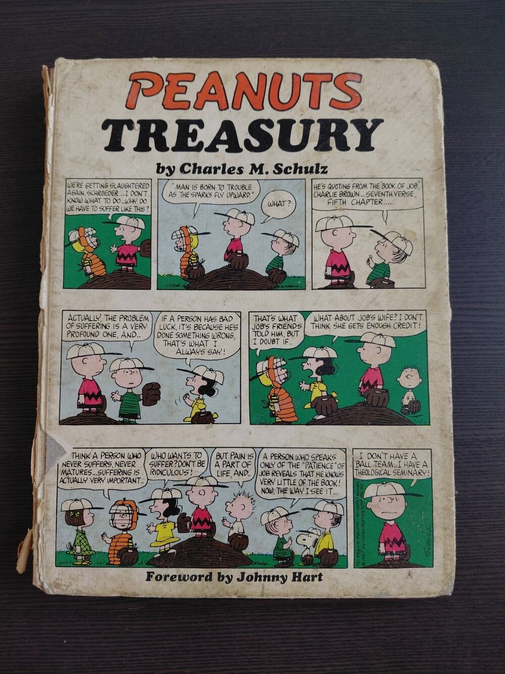 Vintage 1971 Peanuts Treasury Hardcover Charles M Schulz 5th Print